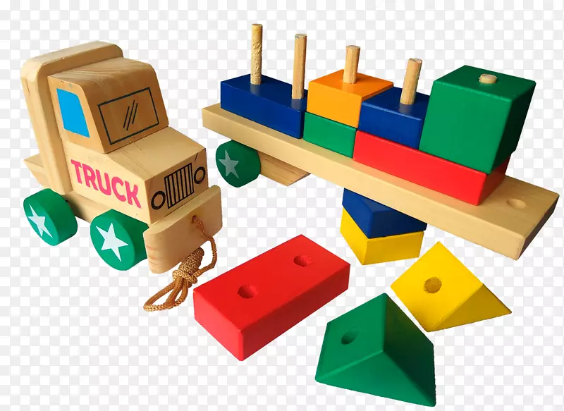 教育玩具儿童游戏Truk peti kemas-玩具