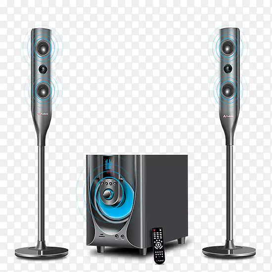 计算机扬声器，无线扬声器，低音炮-蓝牙