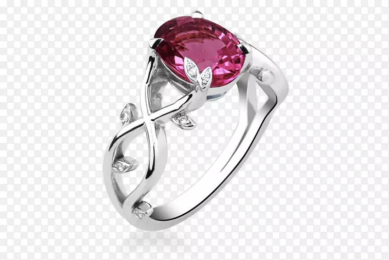 订婚戒指海蓝宝珠宝钻石戒指