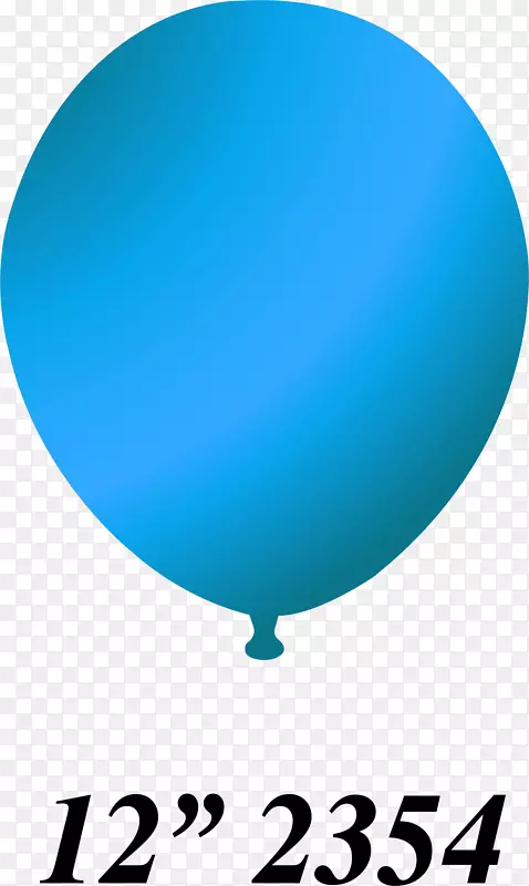 气球飞行图形设计蓝色剪贴画-气球