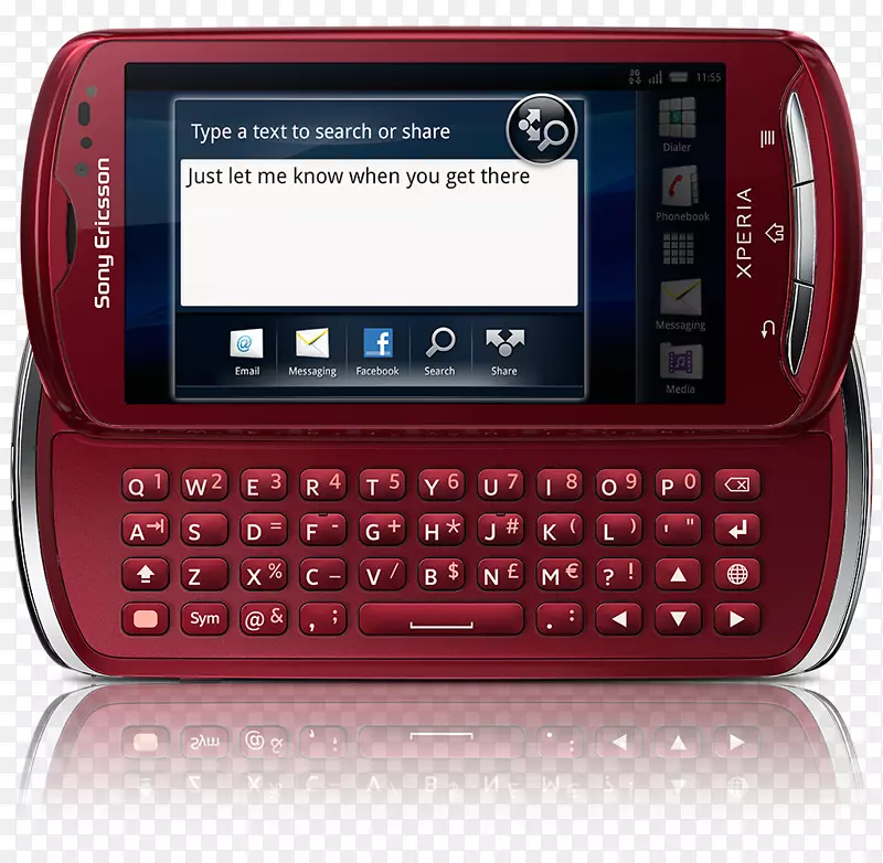 索尼爱立信Xperia迷你亲索尼爱立信xperia x10小型索尼爱立信Vivaz索尼手机红色android