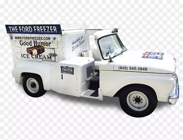 汽车冰淇淋冷冻酸奶哈德逊谷食品车