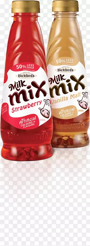 奶昔饮料风味饮料草莓奶瓶