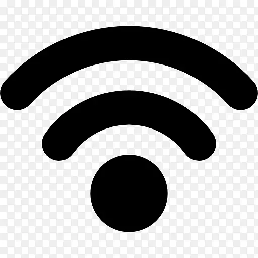 Wi-fi计算机图标符号热点断裂链接
