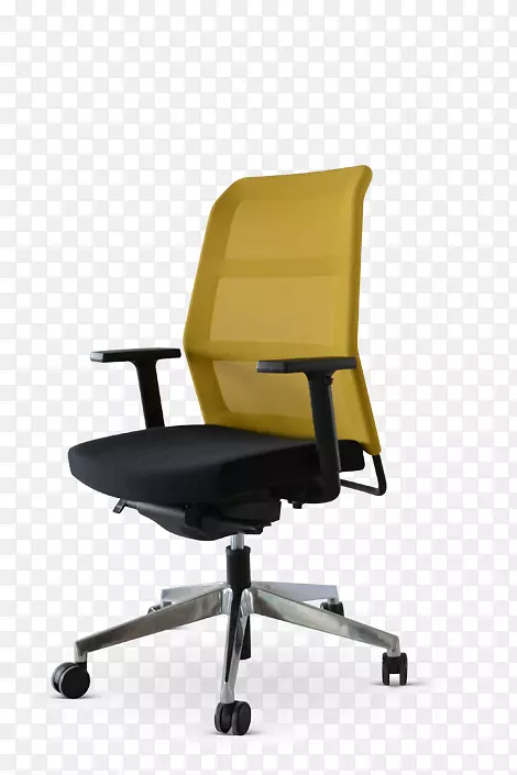 办公椅、桌椅、转椅-黄色椅子
