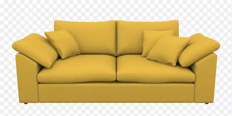 沙发舒适-黄色沙发