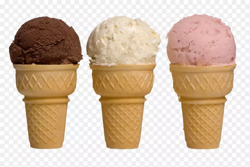 冰淇淋锥味圣代冰淇淋