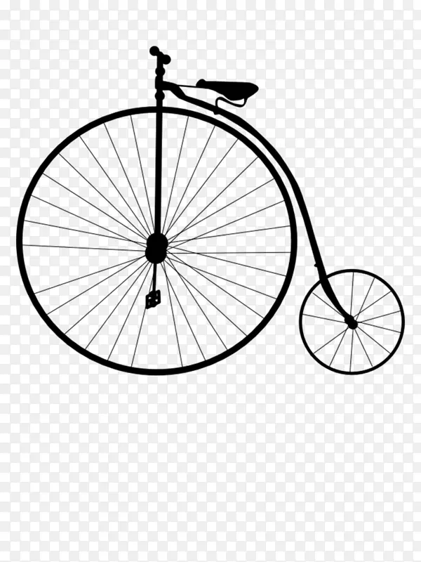 自行车车轮自行车下山骑自行车剪贴画.自行车