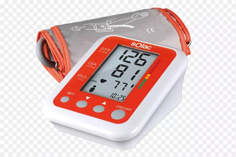 血压计SOLAC脉冲心律失常Augšdelms-血压机