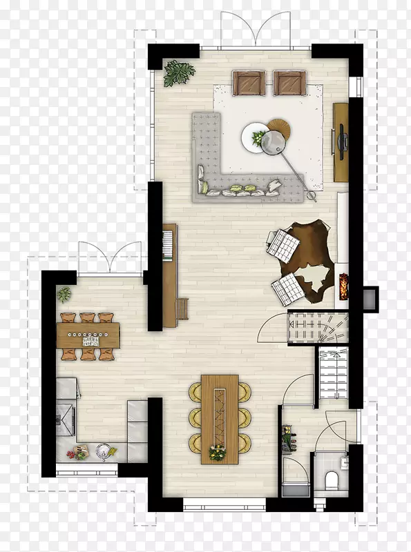 平面图建筑立面房屋