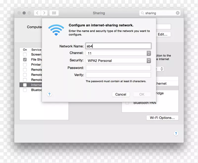MacBook主题计算机程序MacOS-wifi密码