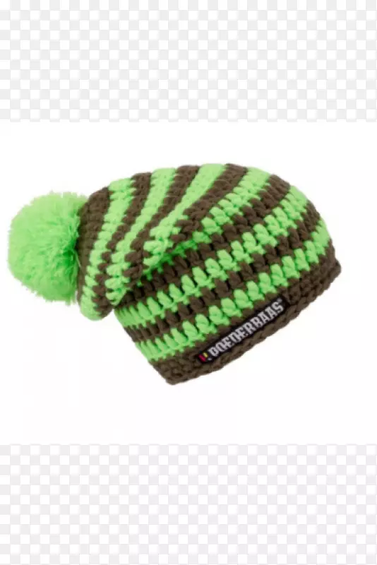 碧玉针织帽绿色