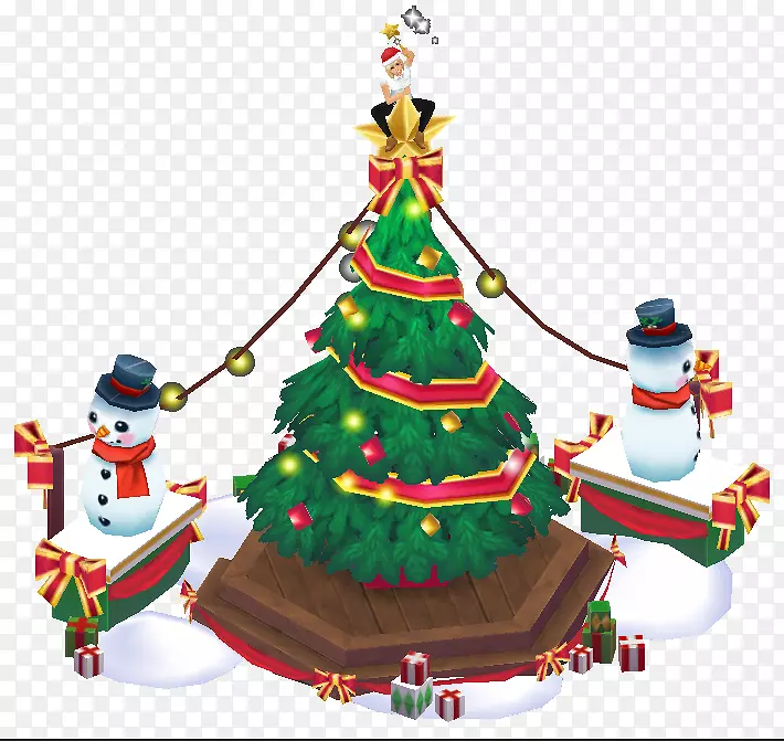 圣诞树装饰西姆斯3：季节圣诞装饰-圣诞树