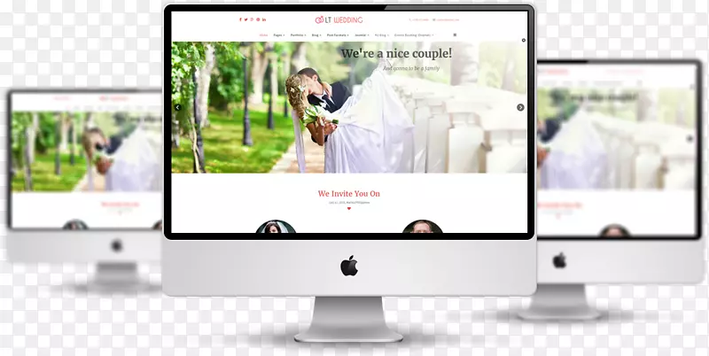 回应网页设计网页模板系统Joomla-婚礼策划