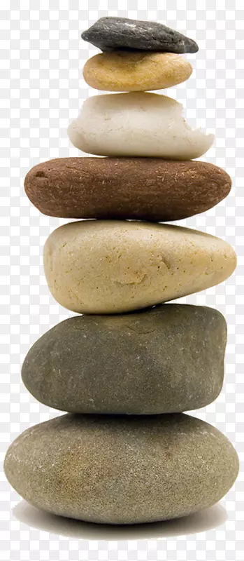 岩石平衡石艺术.堆叠的石头