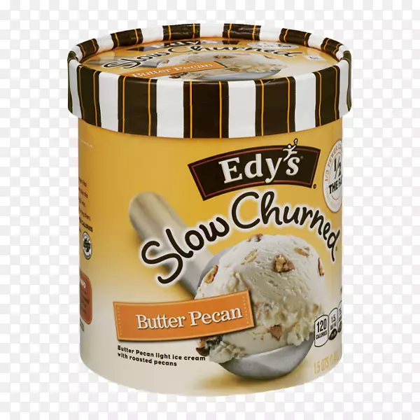 冰淇淋锥巧克力布朗尼薄荷巧克力芯片Dreyer‘s-冰淇淋