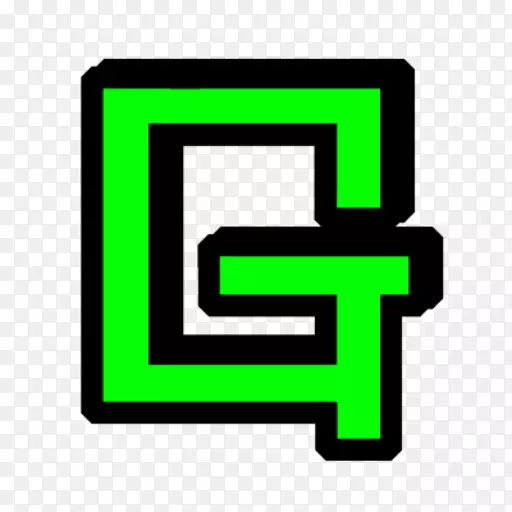 标志绿色字体设计