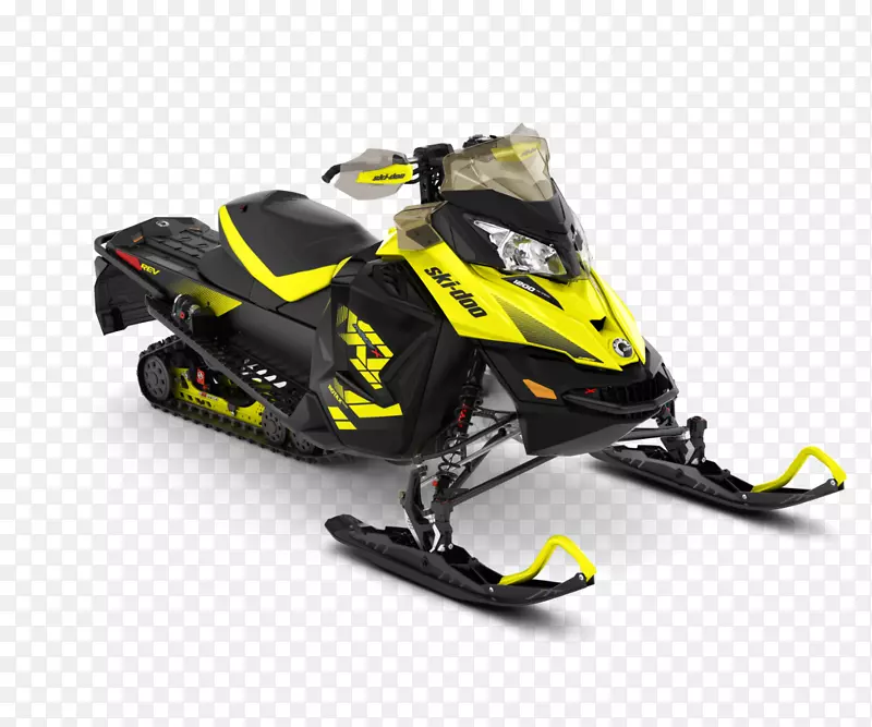 雪地雪橇BRP-RotaxGmbH&Co.kg-黄色和黑色传单