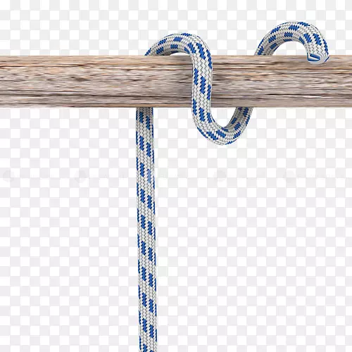 钢丝绳半挂锚弯曲结圆转和两个半吊索-绳