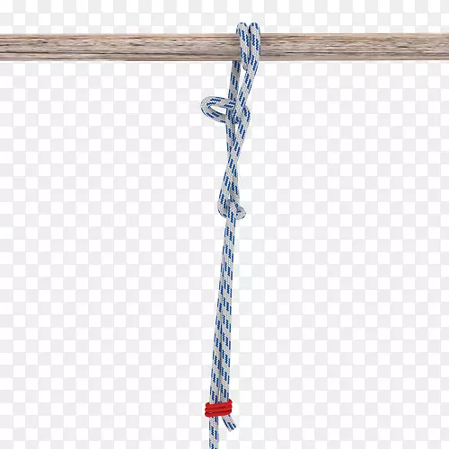 绳结半挂转丁香绳