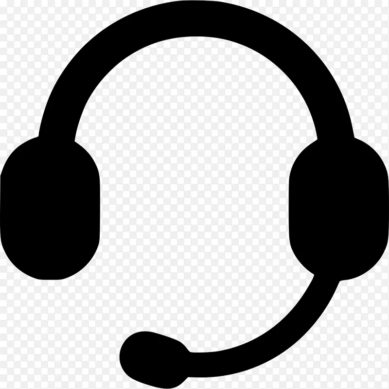 呼叫中心客户服务技术支持耳机-白天空字体设计