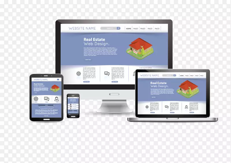 响应式web设计web开发.房地产设计