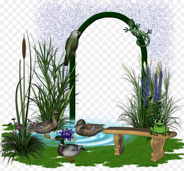麦乔瑞尔花园蓝鼠花卉设计-大鼠