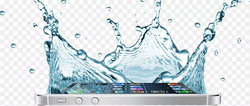水合物饮用水测试.iPhone在水中