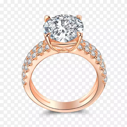 结婚戒指订婚戒指钻石金戒指