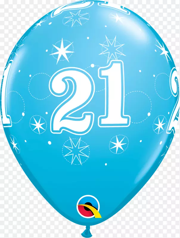 气球生日蓝色派对乳胶气球