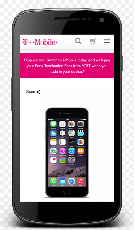 特色手机智能手机t-Mobileus，Inc.iPhone 6+-智能手机