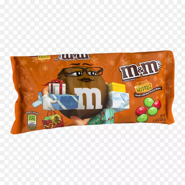 M&M‘s花生巧克力糖果花生酱-巧克力