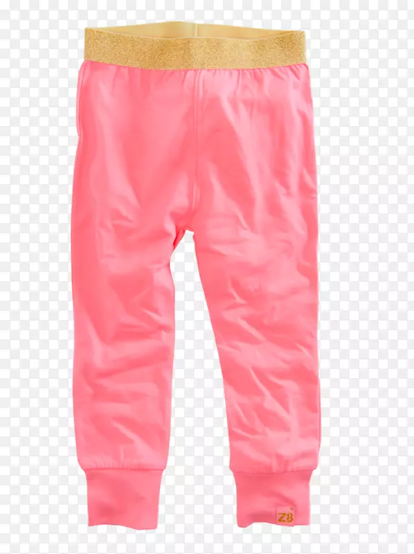 腰裤，裤子，粉红m-钻石