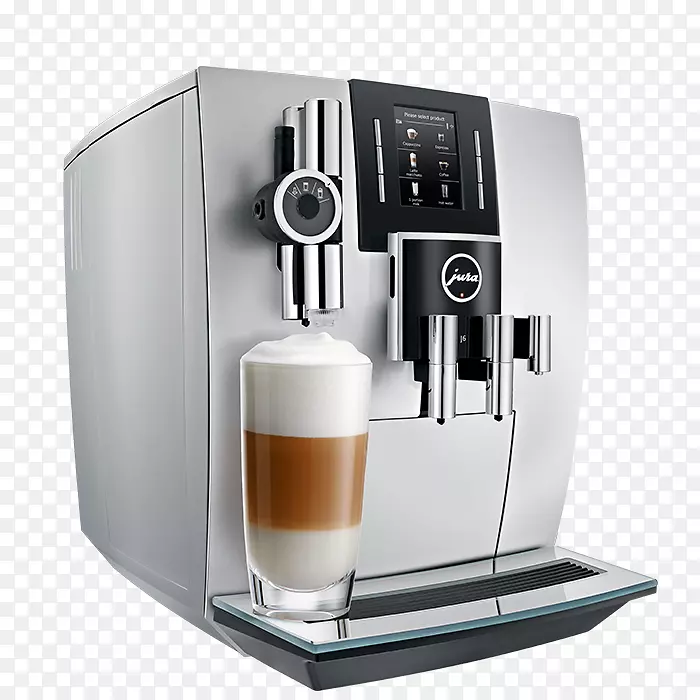 浓缩咖啡，拿铁咖啡，马奇亚托，朱拉咖啡，JURA J6-咖啡