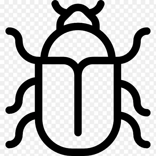 山松甲虫电脑图标蝴蝶夹艺术甲虫