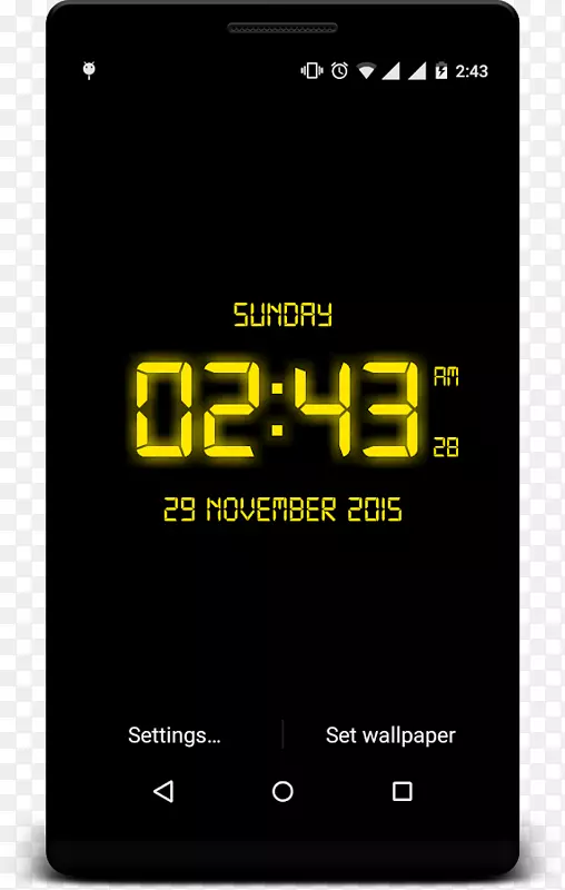 数字时钟翻转时钟android时钟