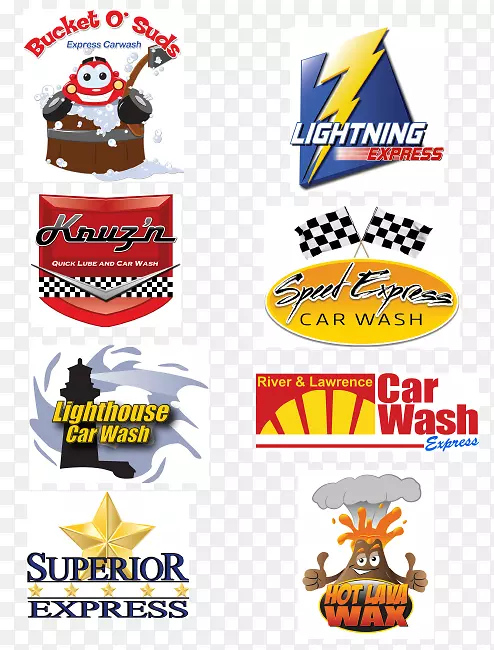 洗车标志洗牌-洗车传单
