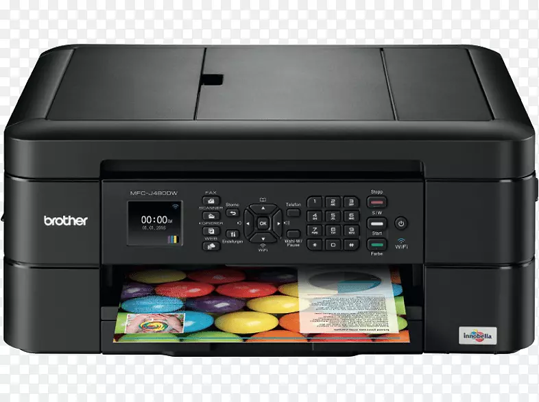 纸喷墨打印多功能打印机兄弟工业.打印机