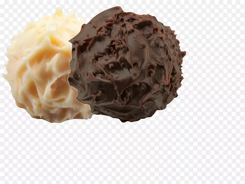 巧克力冰淇淋巧克力松露朗姆酒球巧克力球邦旁巧克力