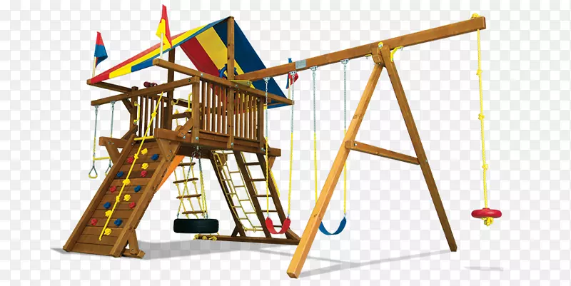 木制游戏游乐场儿童住宅-木屋
