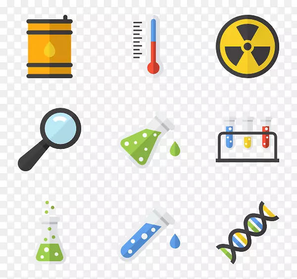 计算机图标化学实验室科学实验化学图标