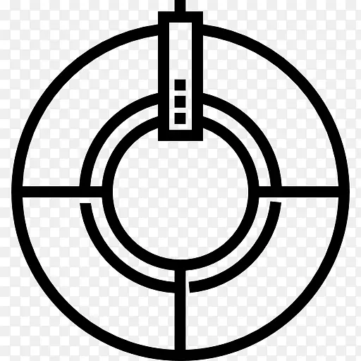 计算机图标封装的PostScript剪辑艺术.救生圈