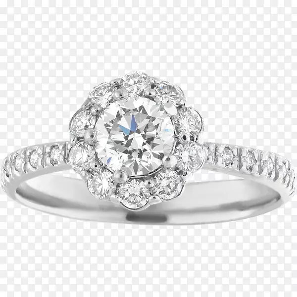 结婚戒指，金光闪闪的钻石戒指