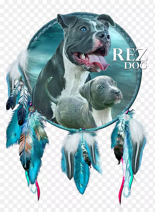 波士顿小猎犬水彩画艺术版画-狗罩