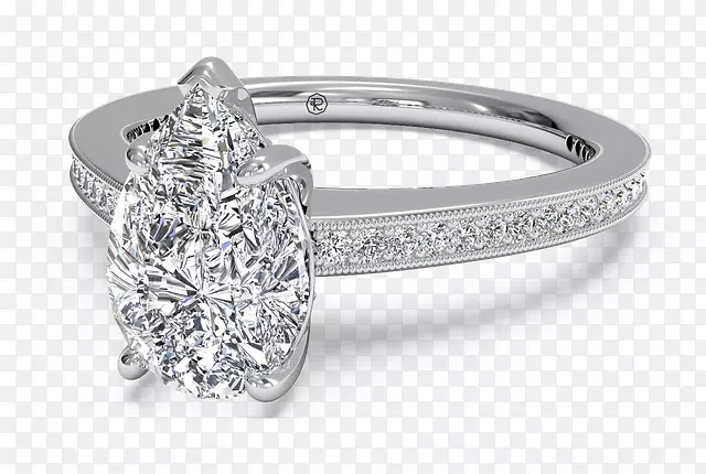 订婚戒指结婚戒指钻石白金戒指