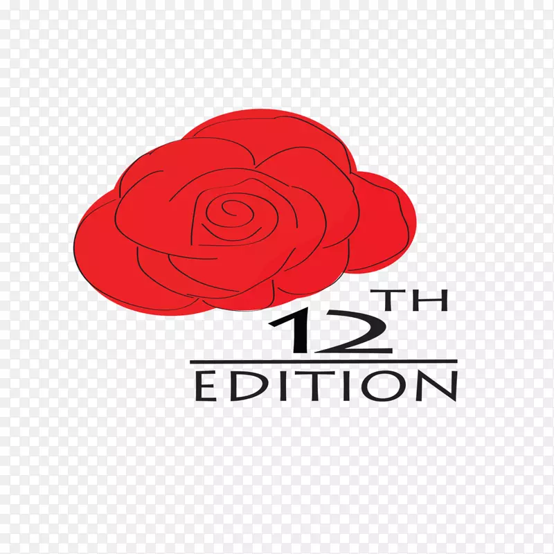 花园玫瑰标志品牌字体设计