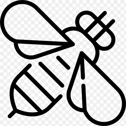 蜜蜂蜂蜜坚果啦啦队标志-蜜蜂