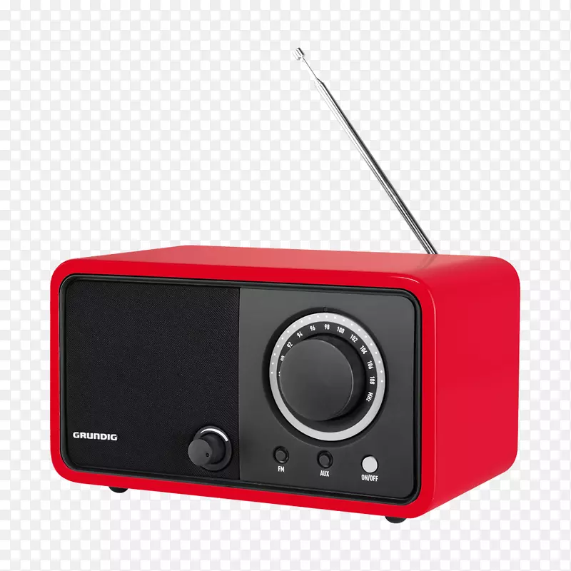 Grundigg TR1 200型调频黑色调频广播台-收音机