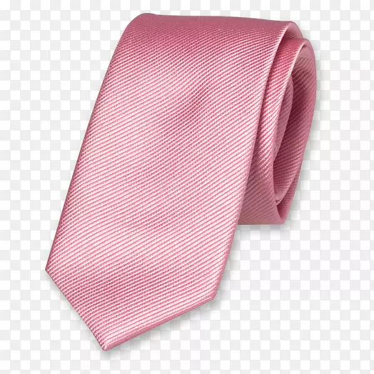 领带领结支撑粉红色丝质钮扣