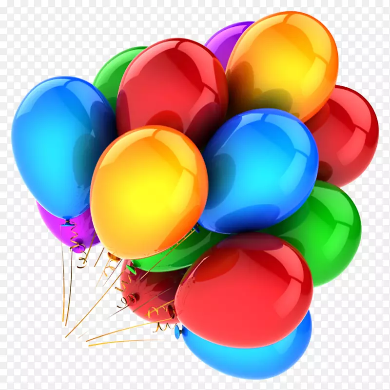 气球派对剪贴画-1个气球